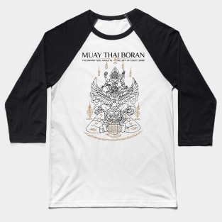 Muay Thai Sak Yant Tattoo The Garuda Baseball T-Shirt